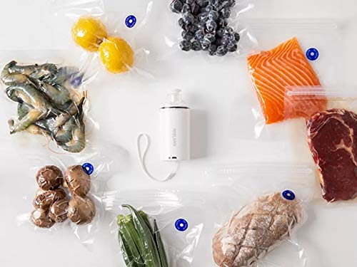 Portable Mini Handheld Vacuum Food Sealer With 5 or 10 Zipper Bags