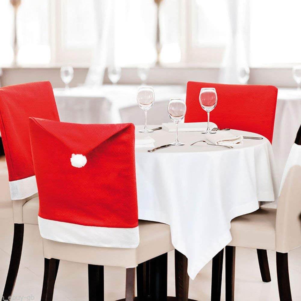 4 Piece Xmas Chair Covers