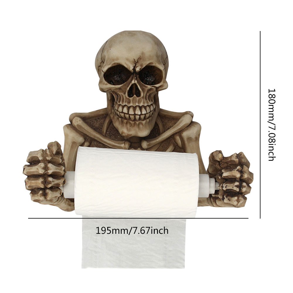 Creative Skull Toilet Paper Holder