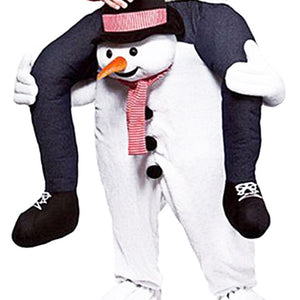 Snowman Carry Me Ride on Stag Mascot Costume