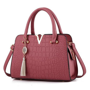 Zyanna Crocodile Leather Handbag