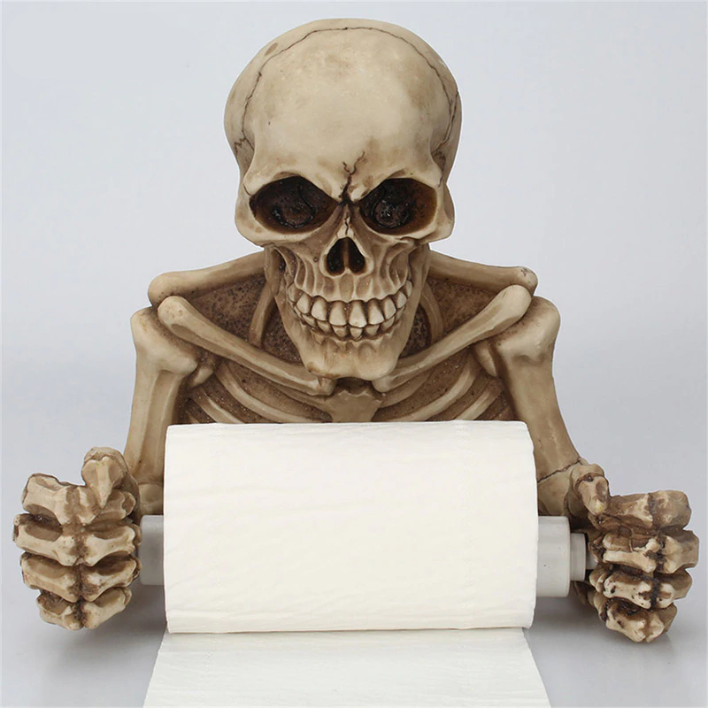 Creative Skull Toilet Paper Holder